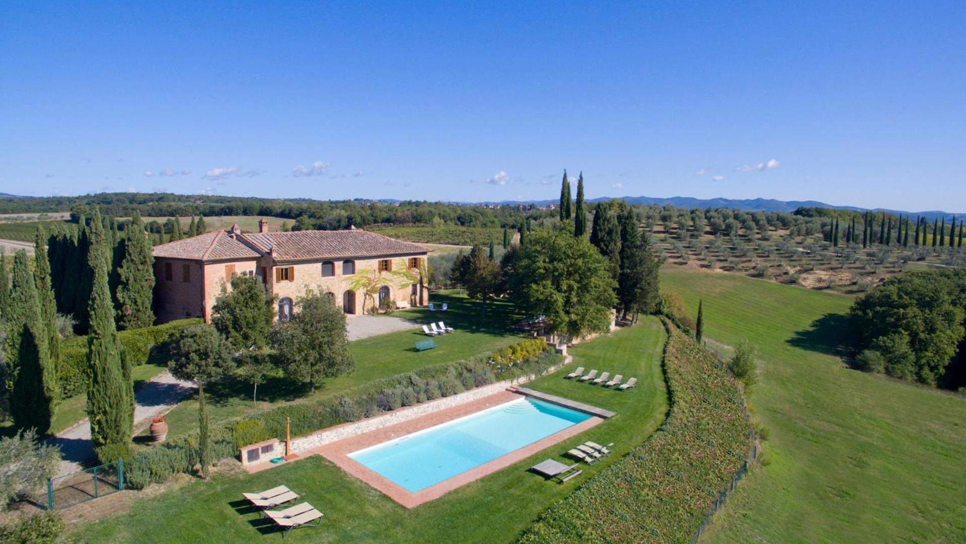 Villa Santa Virginia 锡耶纳 外观 照片